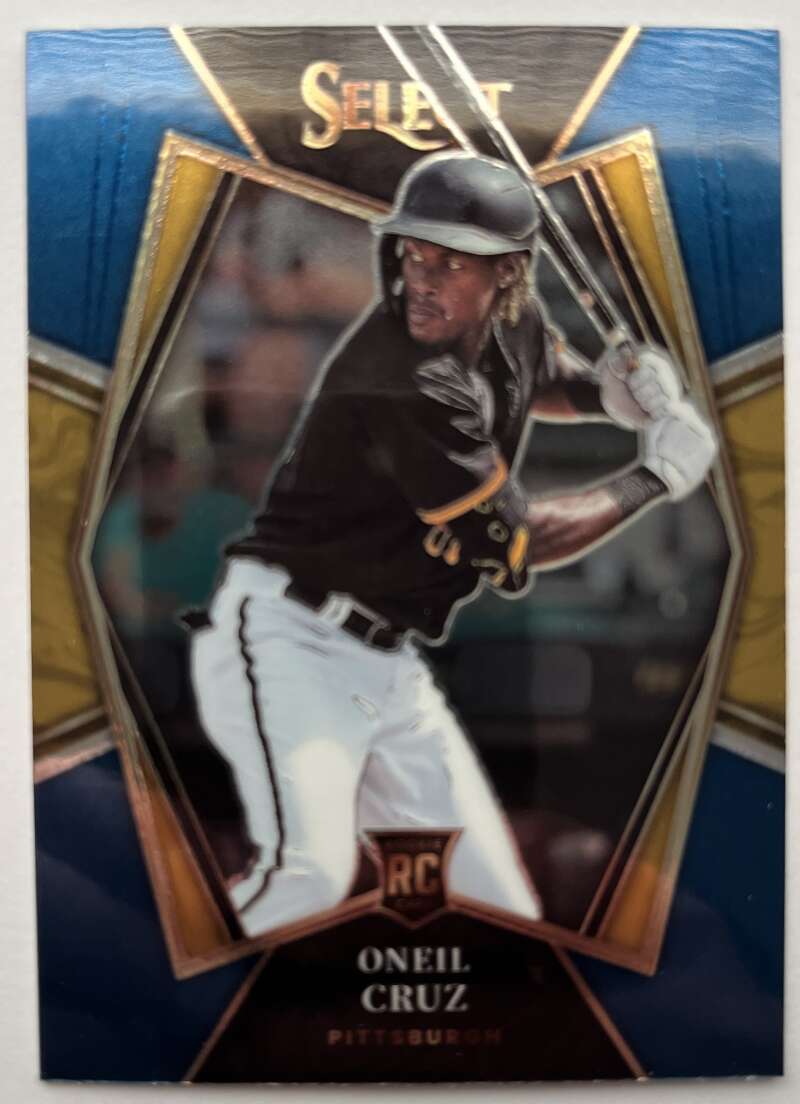 2022 Select Baseball Blue #101 Oneil Cruz Premier Level Pittsburgh V96516 Image 1