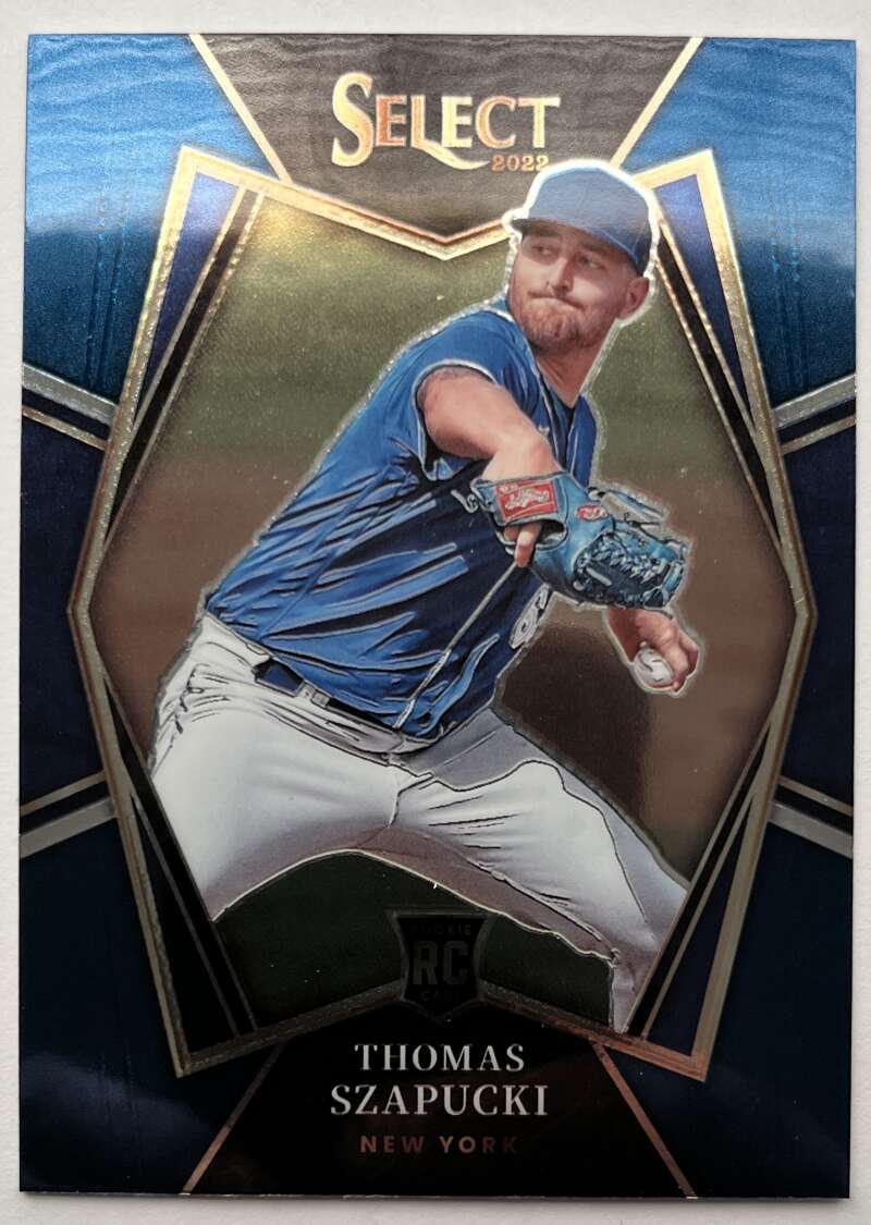 2022 Select Baseball Blue #103 Thomas Szapucki Premier Level V96518 Image 1