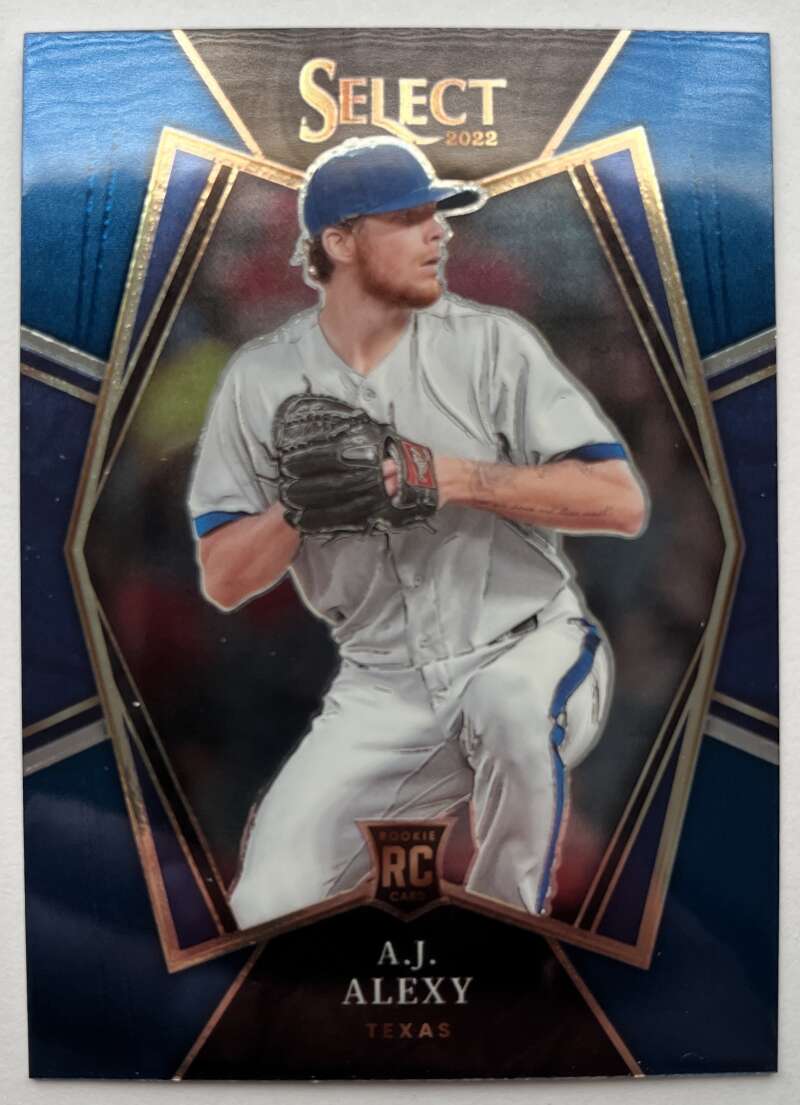 2022 Select Baseball Blue #104 A.J. Alexy Premier Level Texas V96520 Image 1