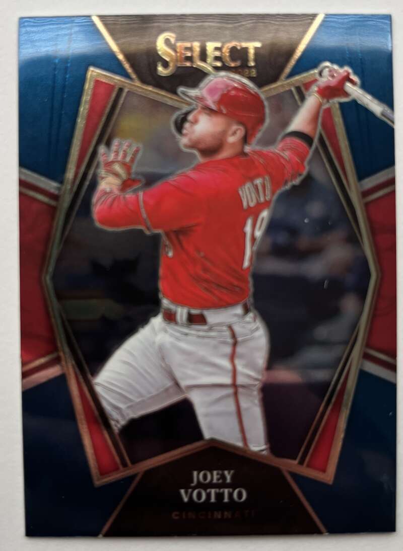 2022 Select Baseball Blue #121 Joey Votto Premier Level V96525 Image 1
