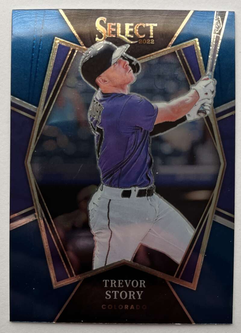 2022 Select Baseball Blue #166 Trevor Story Premier Level V96546 Image 1