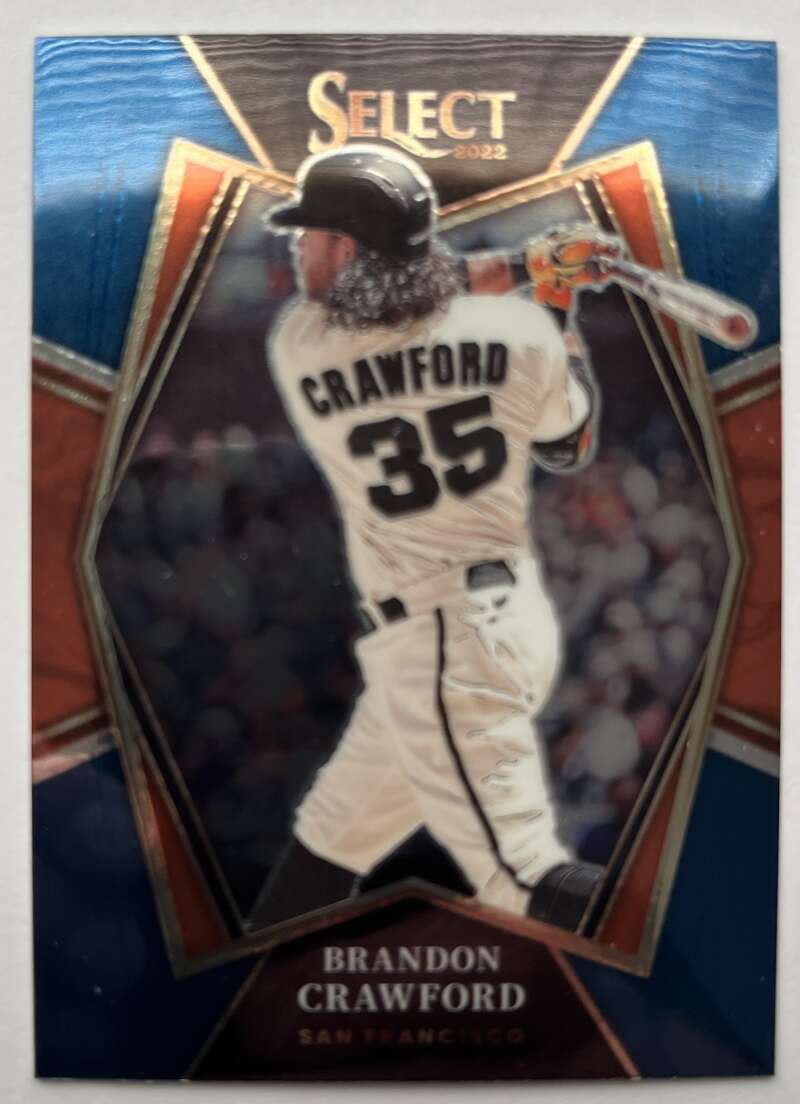 2022 Select Baseball Blue #176 Brandon Crawford Premier Level V96549 Image 1