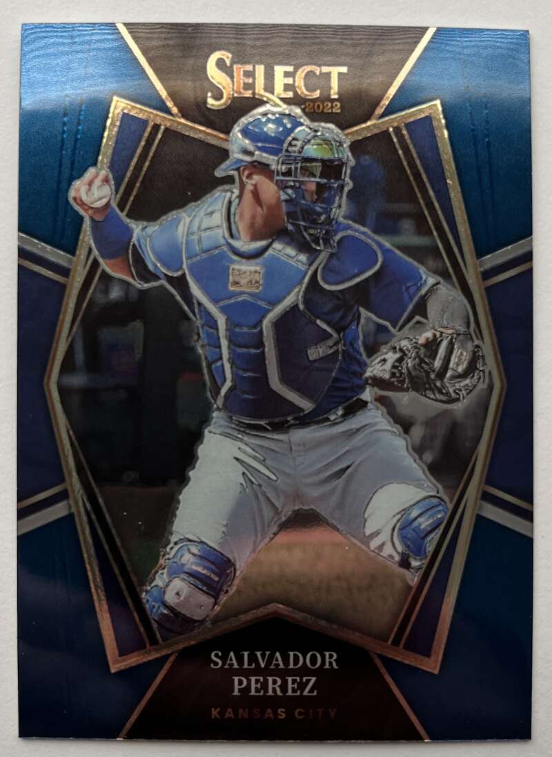 2022 Select Baseball Blue #181 Salvador Perez Premier Level V96554 Image 1