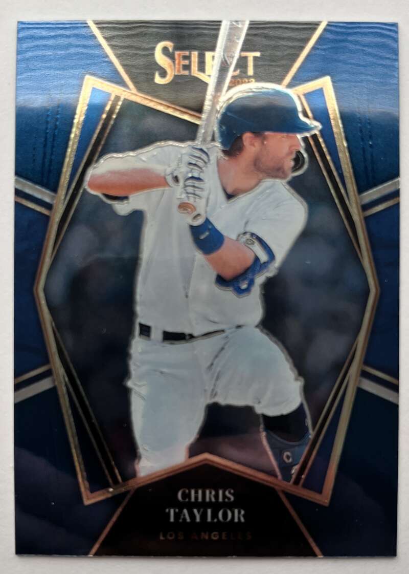 2022 Select Baseball Blue #185 Chris Taylor Premier Level V96556 Image 1