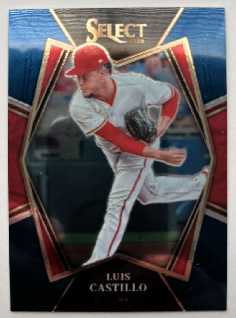 2022 Select Baseball Blue #199 Luis Castillo Premier Level V96562 Image 1
