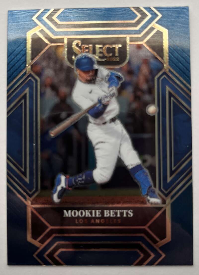 2022 Select Baseball Blue #245 Mookie Betts Diamond Level V96565 Image 1