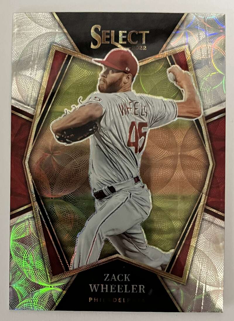 2022 Select Baseball Scope #187 Zack Wheeler Premier Level V96653 Image 1