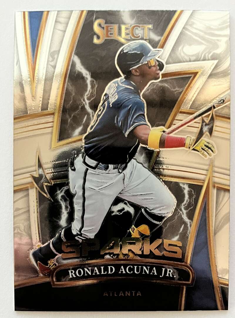 2022 Select Baseball Sparks #3 Ronald Acuna Jr. Atlanta V96678 Image 1