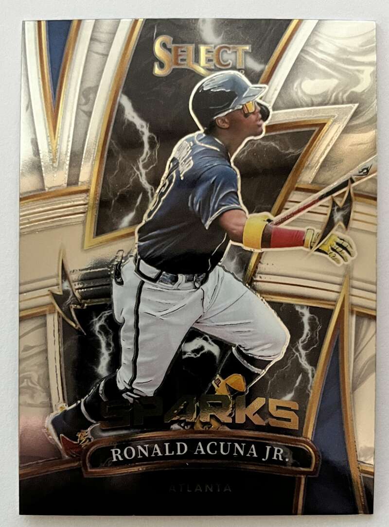2022 Select Baseball Sparks #3 Ronald Acuna Jr. Atlanta V96679 Image 1