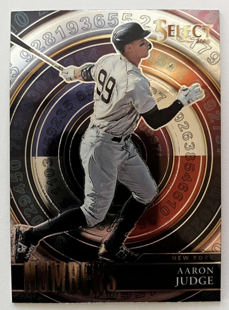 2022 Select Baseball Numbers #2 Aaron Judge  New York   V96683 Image 1