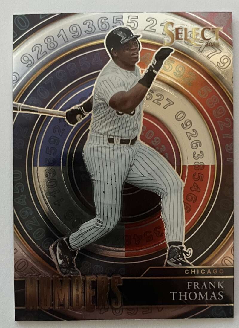 2022 Select Baseball Numbers #9 Frank Thomas Chicago V96687 Image 1
