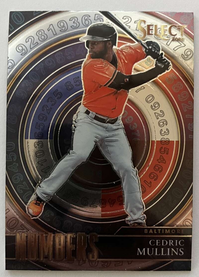 2022 Select Baseball Numbers #12 Cedric Mullins Baltimore V96688 Image 1
