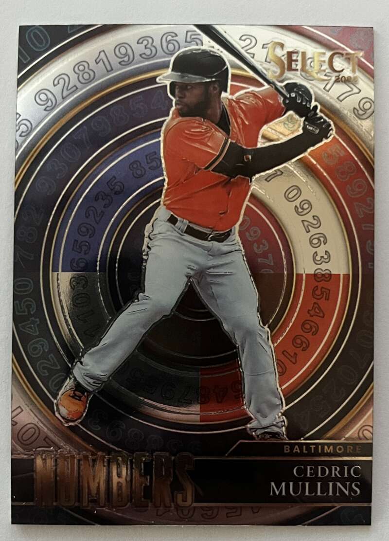 2022 Select Baseball Numbers #12 Cedric Mullins Baltimore V96689 Image 1