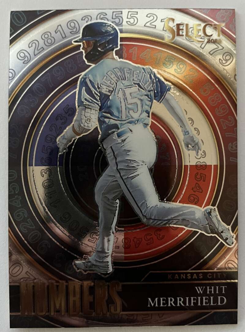 2022 Select Baseball Numbers #13 Whit Merrifield Kansas City V96690 Image 1