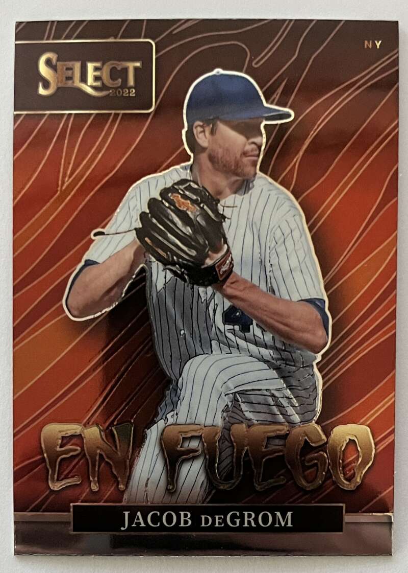 2022 Select Baseball En Fuego #8 Jacob deGrom New York V96706 Image 1
