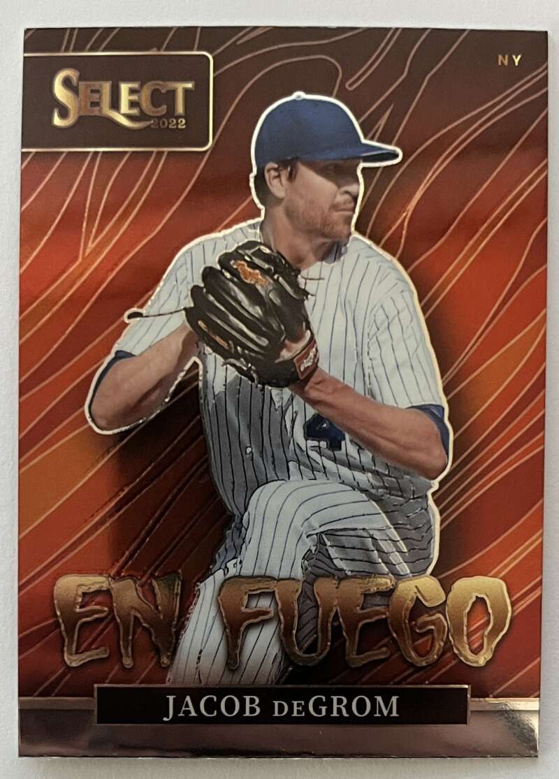 2022 Select Baseball En Fuego #8 Jacob deGrom New York V96707 Image 1