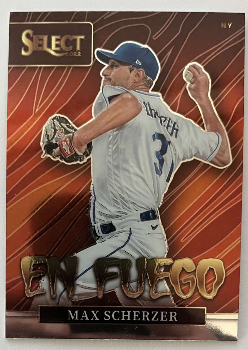 2022 Select Baseball En Fuego #25 Max Scherzer New York V96721 Image 1