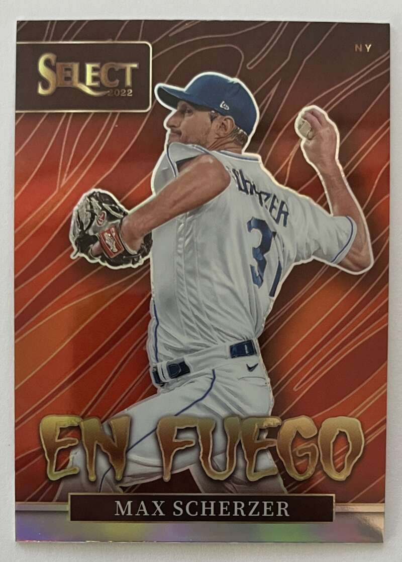 2022 Select Baseball En Fuego #25 Max Scherzer New York V96722 Image 1