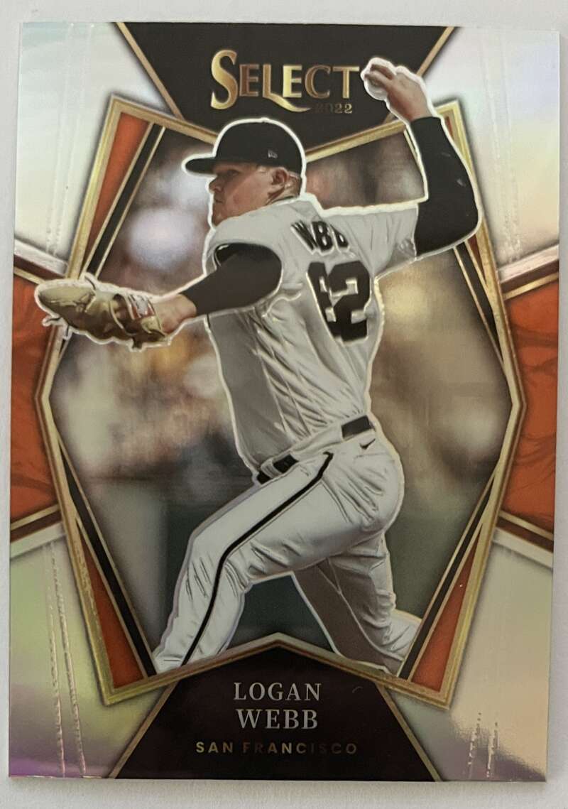 2022 Select Baseball #141 Logan Webb Premier Level San Francisco V96741 Image 1