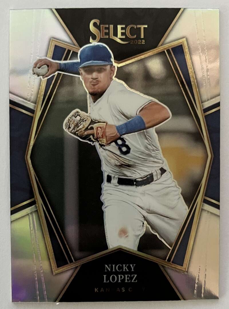 2022 Select Baseball #154 Nicky Lopez Premier Level Kansas City V96744 Image 1