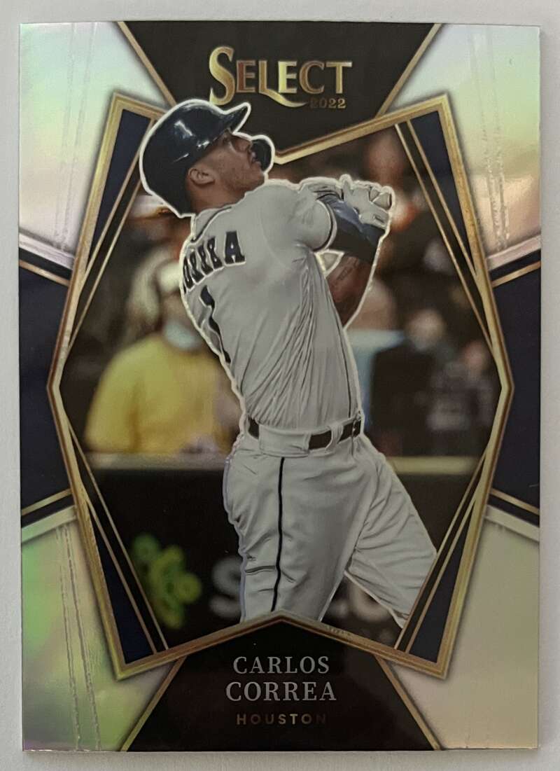 2022 Select Baseball #160 Carlos Correa Premier Level Houston V96745 Image 1