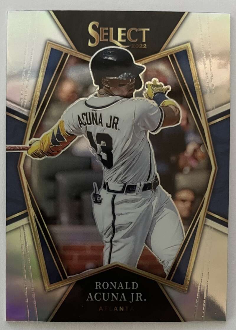 2022 Select Baseball #167 Ronald Acuna Jr. Premier Level Atlanta V96746 Image 1