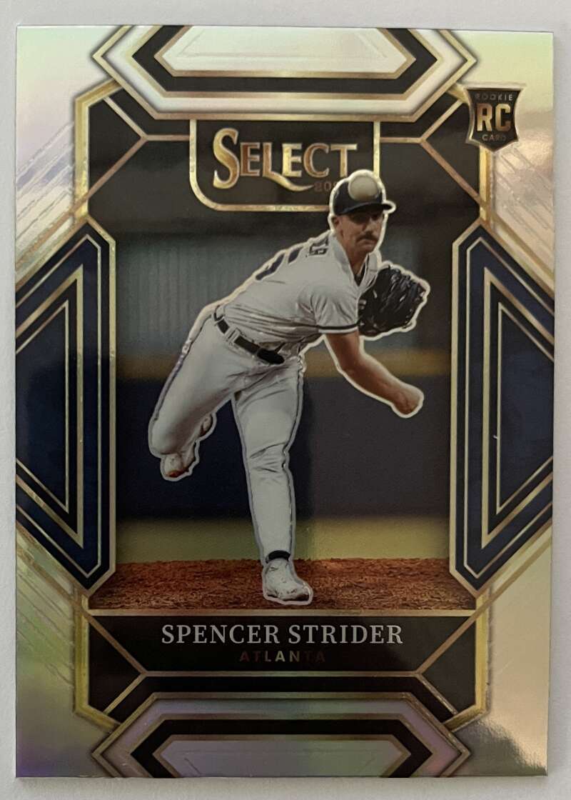 2022 Select Baseball #216 Spencer Strider Diamond Level Atlanta V96748 Image 1