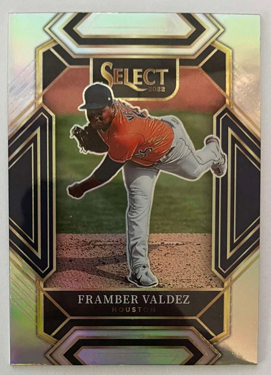 2022 Select Baseball #296 Framber Valdez Diamond Level  Houston   V96752 Image 1