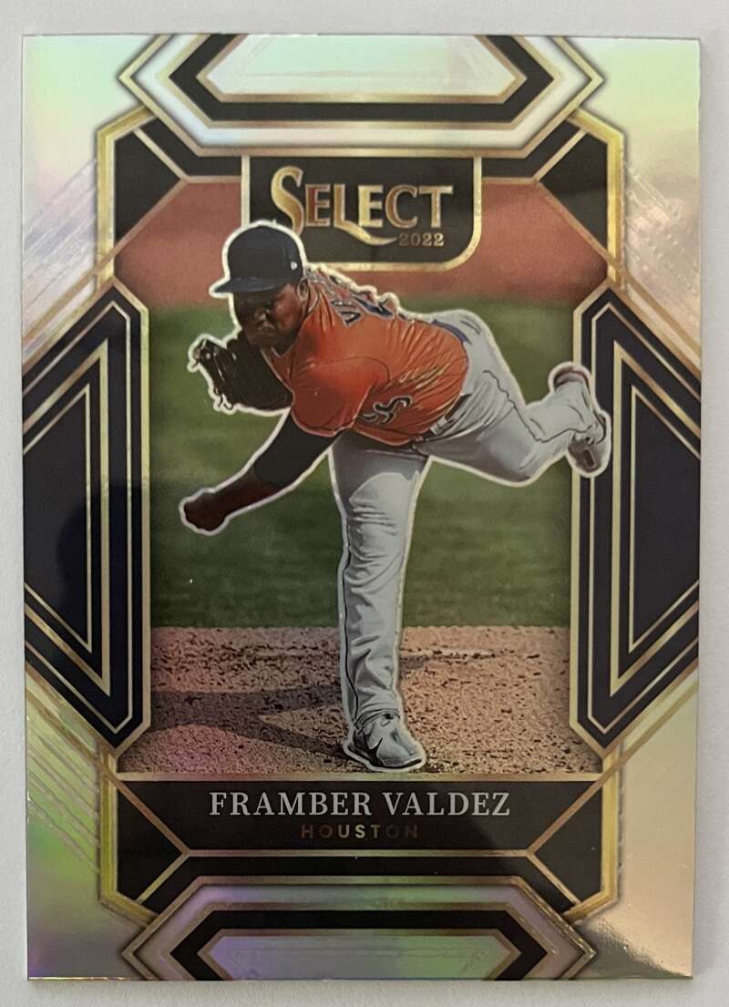 2022 Select Baseball #296 Framber Valdez Diamond Level Houston V96752 Image 1