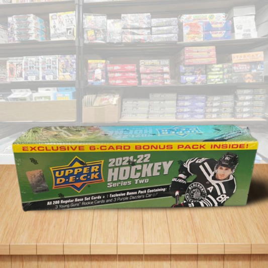 2021-22 Upper Deck Series 2 Hockey Complete Factory Set + Bonus Young Guns Image 1