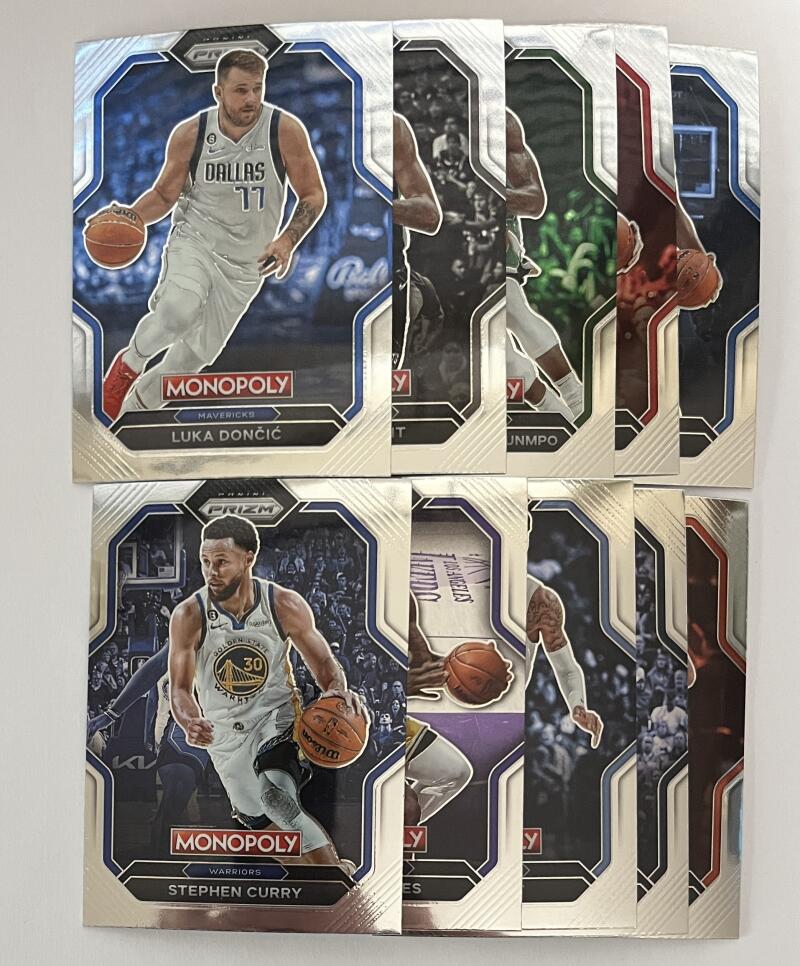 2022-23 Panini Monopoly Prizm All-Stars Complete Set 1-10 V97118 Image 1