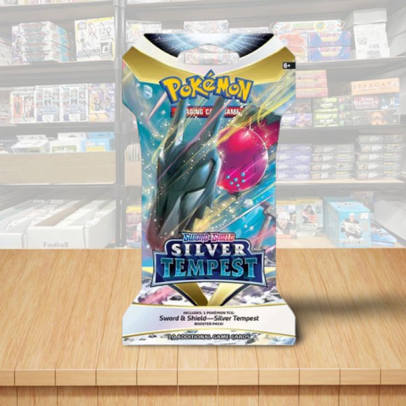 silver tempest sealed booster box Pokemon Sword & Shield Silver Tempest Sealed Booster Sleeved Pack