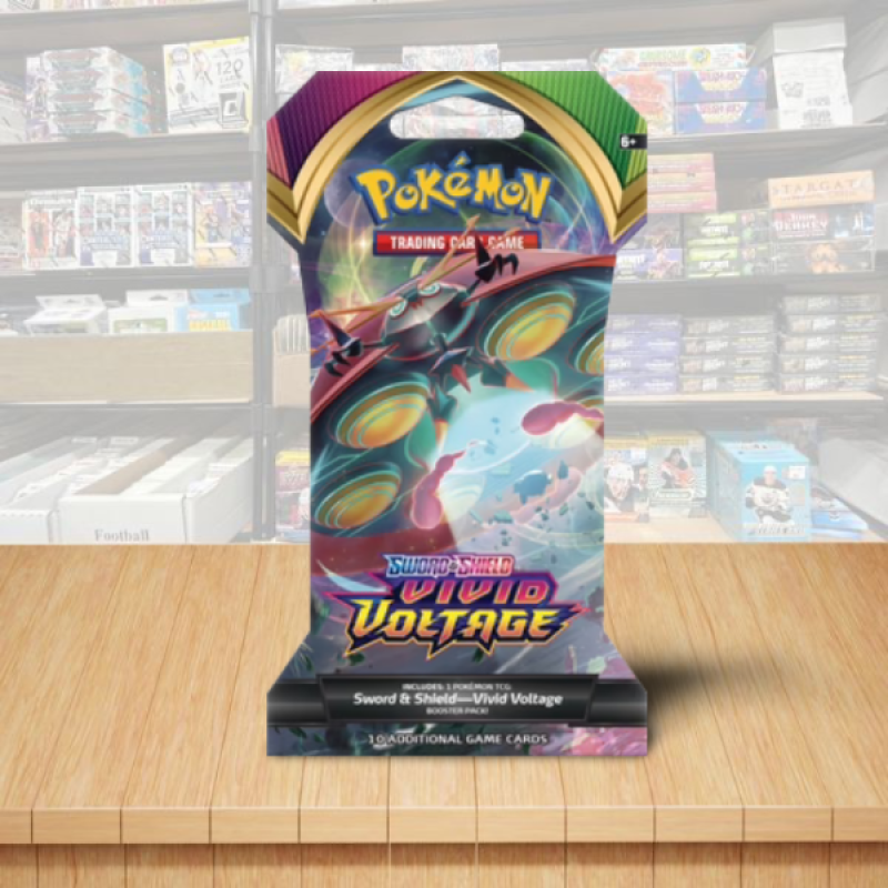 Pokemon Sword & Shield Vivid Voltage Sealed Booster Sleeved Pack - Cover1 Image 1