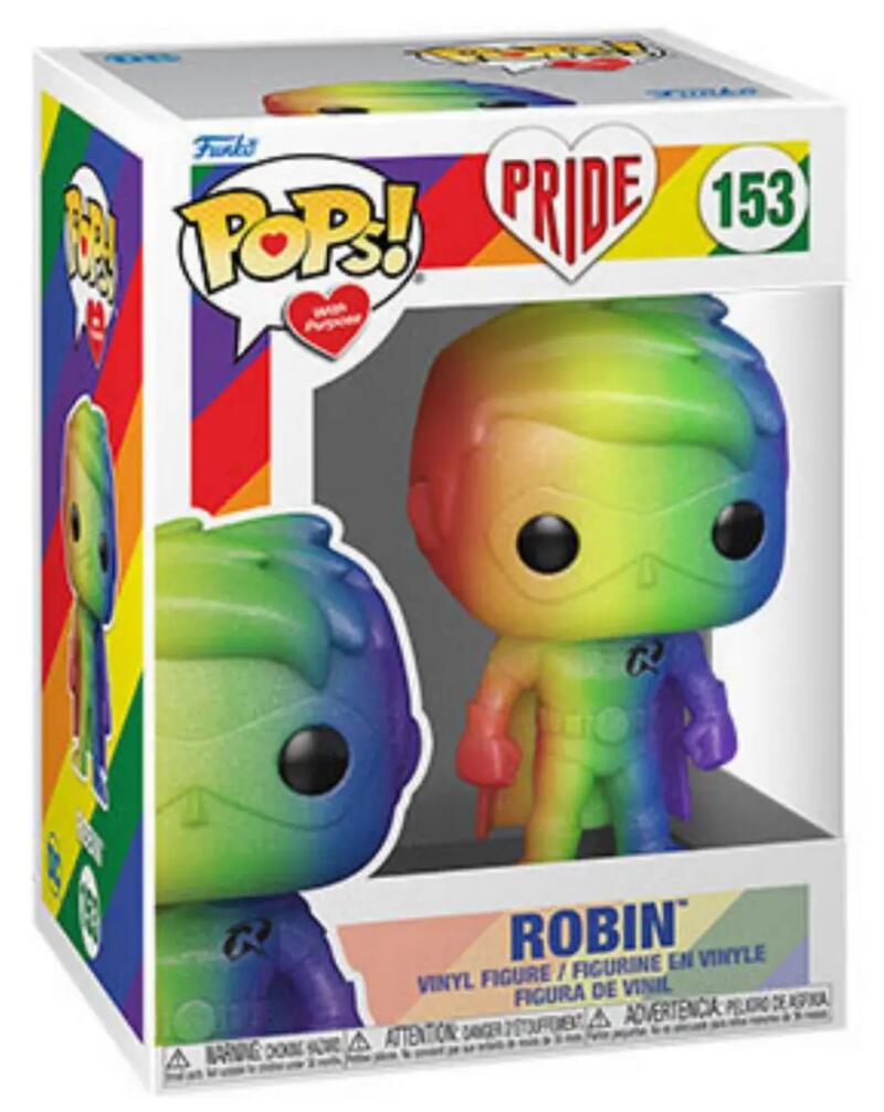 Funko Pop - 153 Pops With Purpose - Pride - Robin Vinyl Figure Image 1