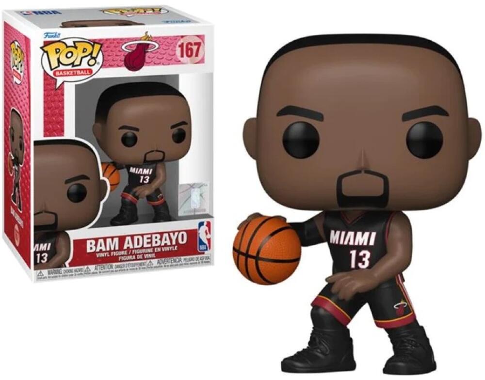 Funko Pop - 167 Basketball - Miami - Bam Adebayo Vinyl Figure Image 1
