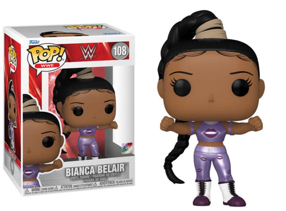 Funko Pop - 108 WWE - Wrestling - Bianca Belair Vinyl Figure Image 1