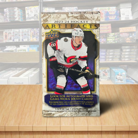 2023-24 Upper Deck Artifacts Hockey Pack - 5 Cards/Pack - Bedard Rookie? Image 1