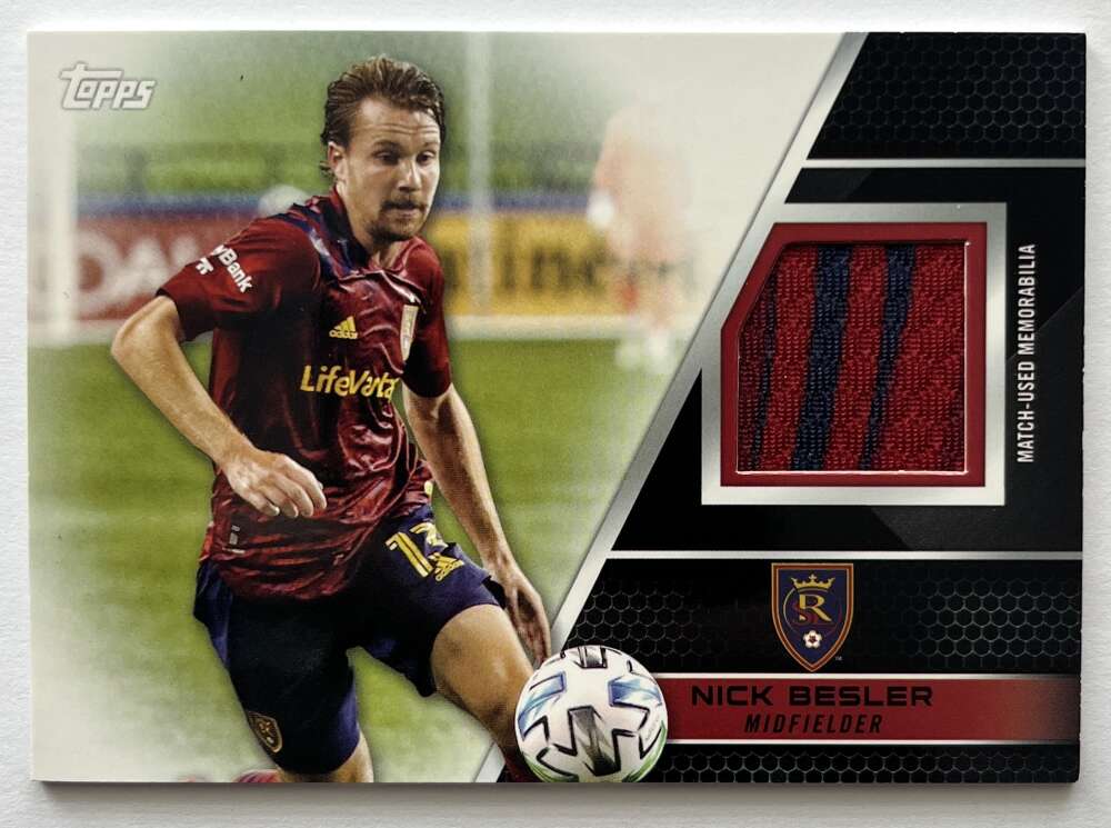 2022 Topps MLS Relics #R-MB Nick Besler MEM Real Salt Lake V97968 Image 1