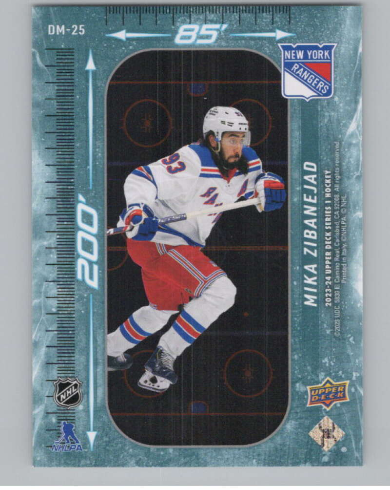 2023-24 Upper Deck 200' x 85' #DM-25 Mika Zibanejad V98041 Image 2