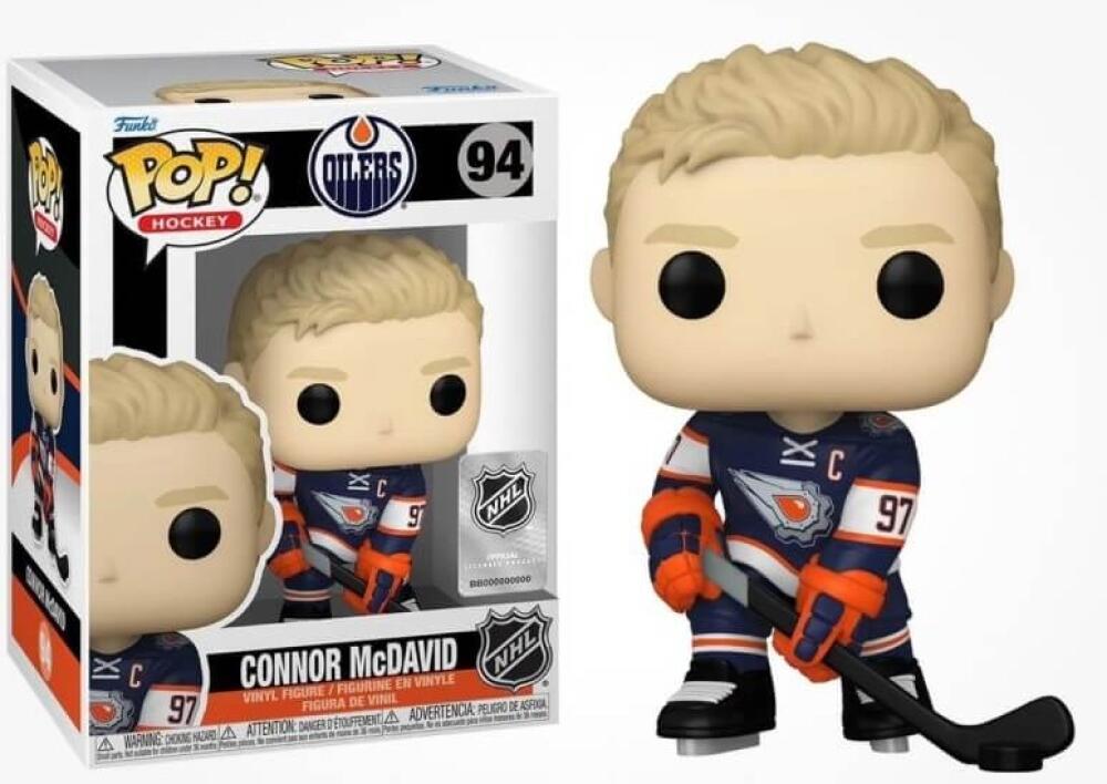 Funko Pop - NHL Connor McDavid RETRO Edmonton Oilers Vinyl Figure Image 1
