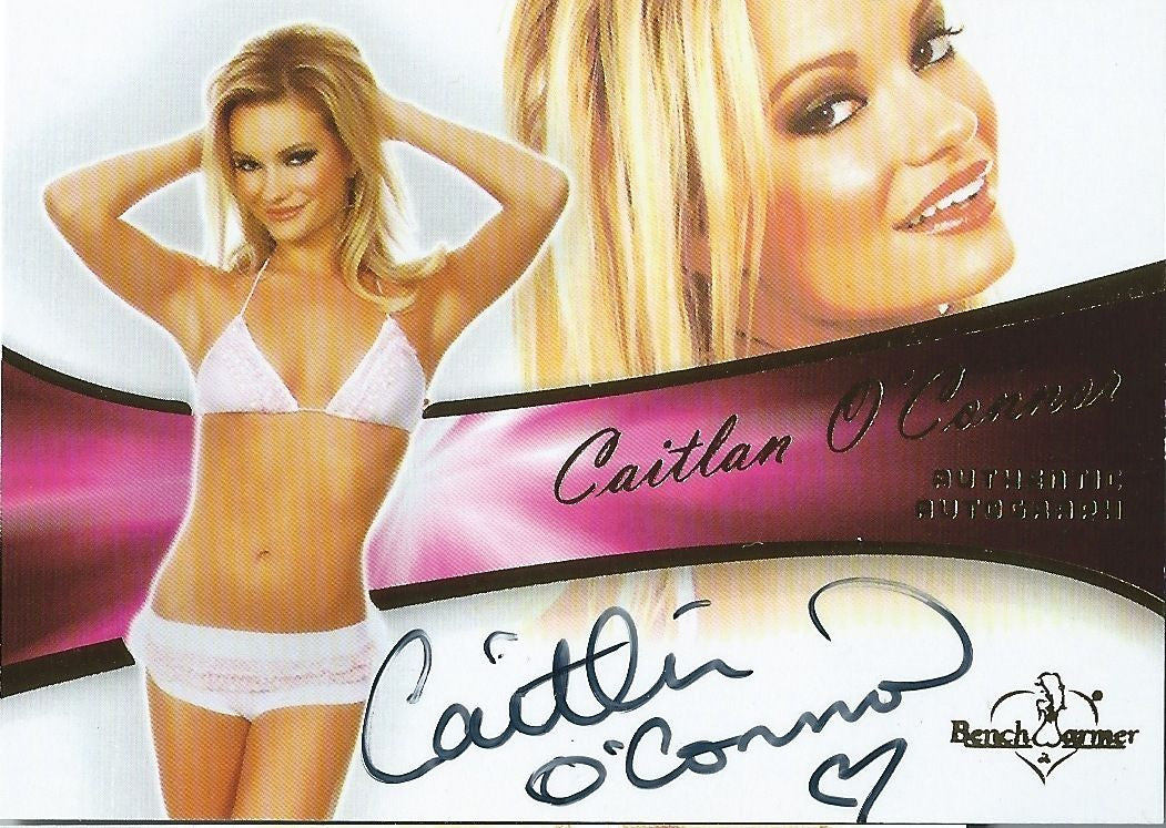 2011 Bench Warmer Bubblegum CAITLAN O'CONNER Autograph Auto