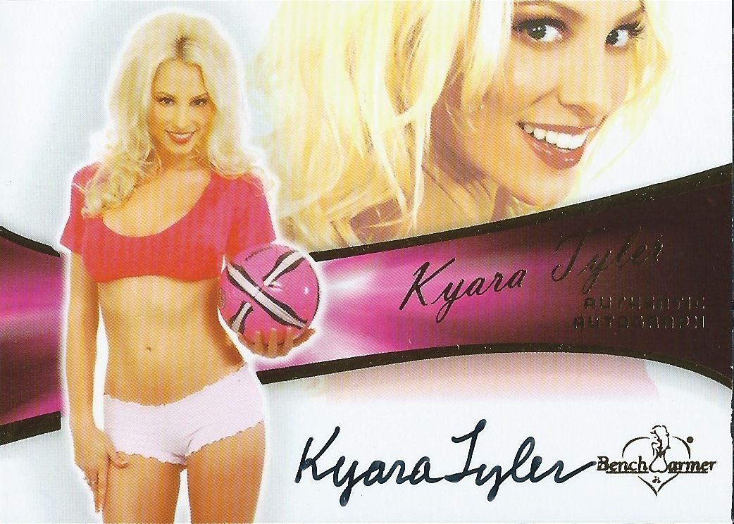 2011 Bench Warmer Bubblegum KYARA TYLER Autograph Auto Image 1