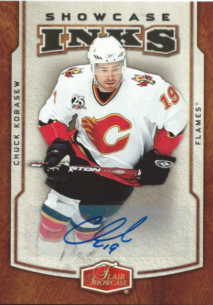 2006-07 Flair Showcase Inks CHUCK KOBASEW Autograph Upper Deck Auto 00247