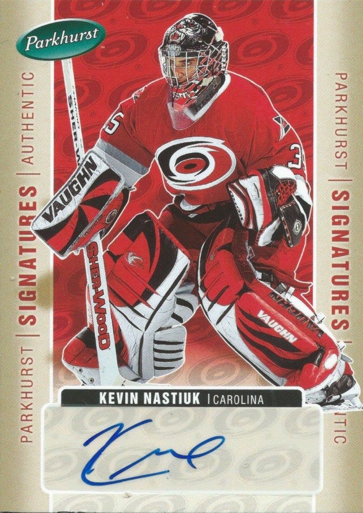 2005-06 Parkhurst Signatures KEVIN NASTIUK Autograph Auto UD 00248 Image 1