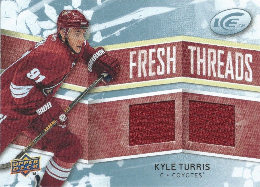2008-09 UD Ice Fresh Threads KYLE TURRIS Jersey Upper Deck 00791 Image 1
