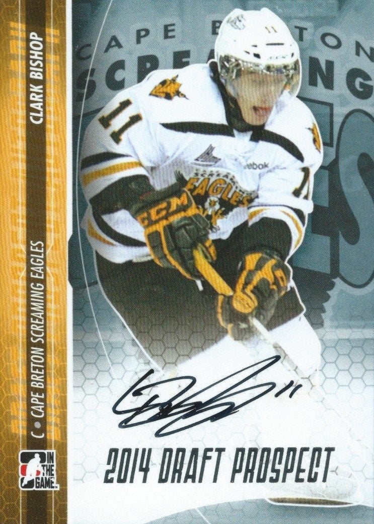 2014-15 ITG Draft Prospects Autographs CLARK BISHOP /200* Signature 00415