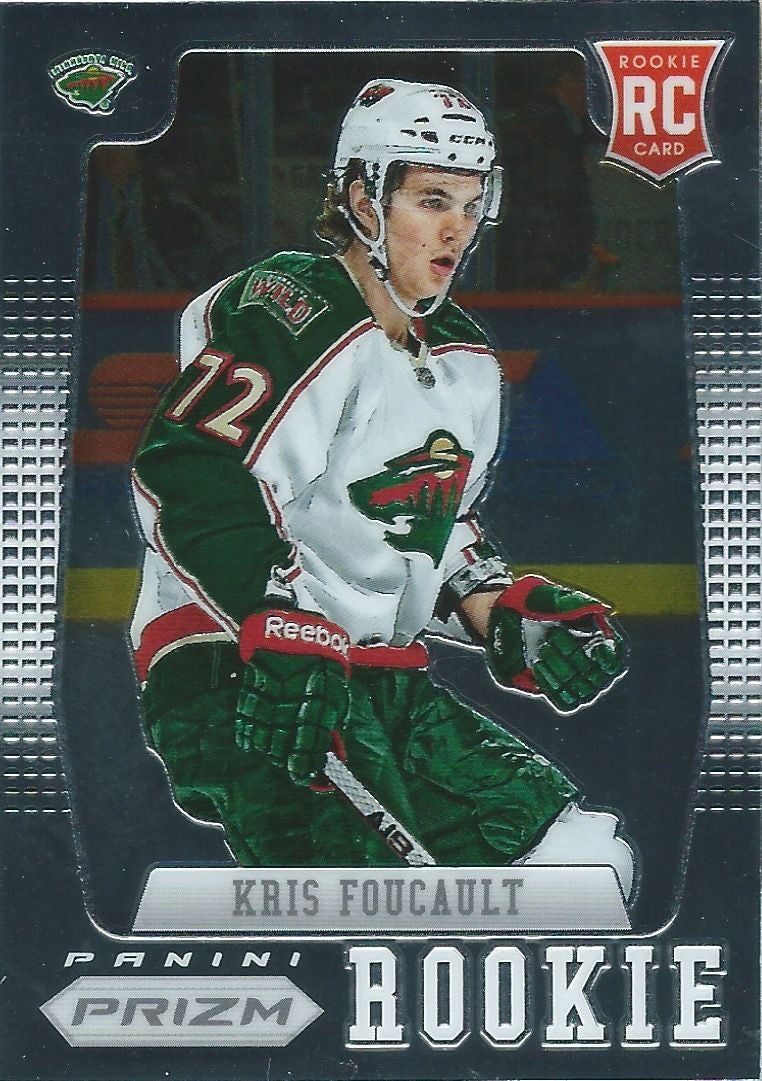 2012-13 Panini Prizm KRIS FOUCAULT Rookie RC Rookie Minnesota Wild 00896