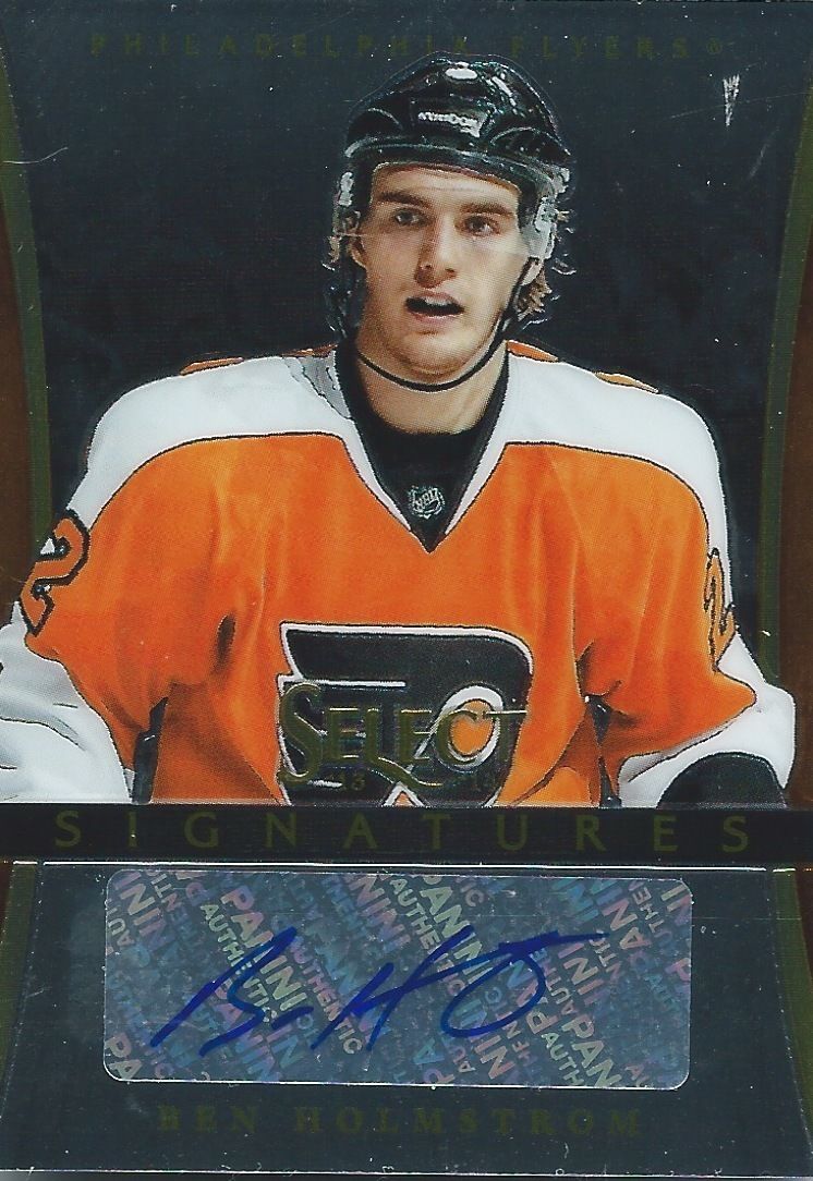 2013-14 Select Signatures BEN HOLMSTROM Autograph NHL Panini Flyers 00116 Image 1