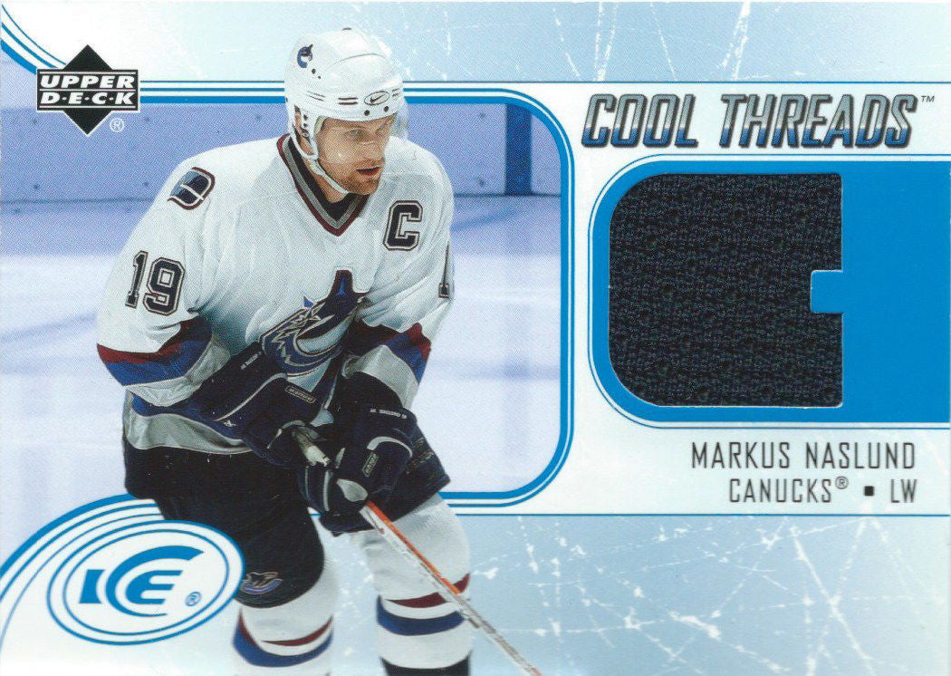 2005-06 Upper Deck Ice Cool Threads MARCUS NASLUND Jersey 01716