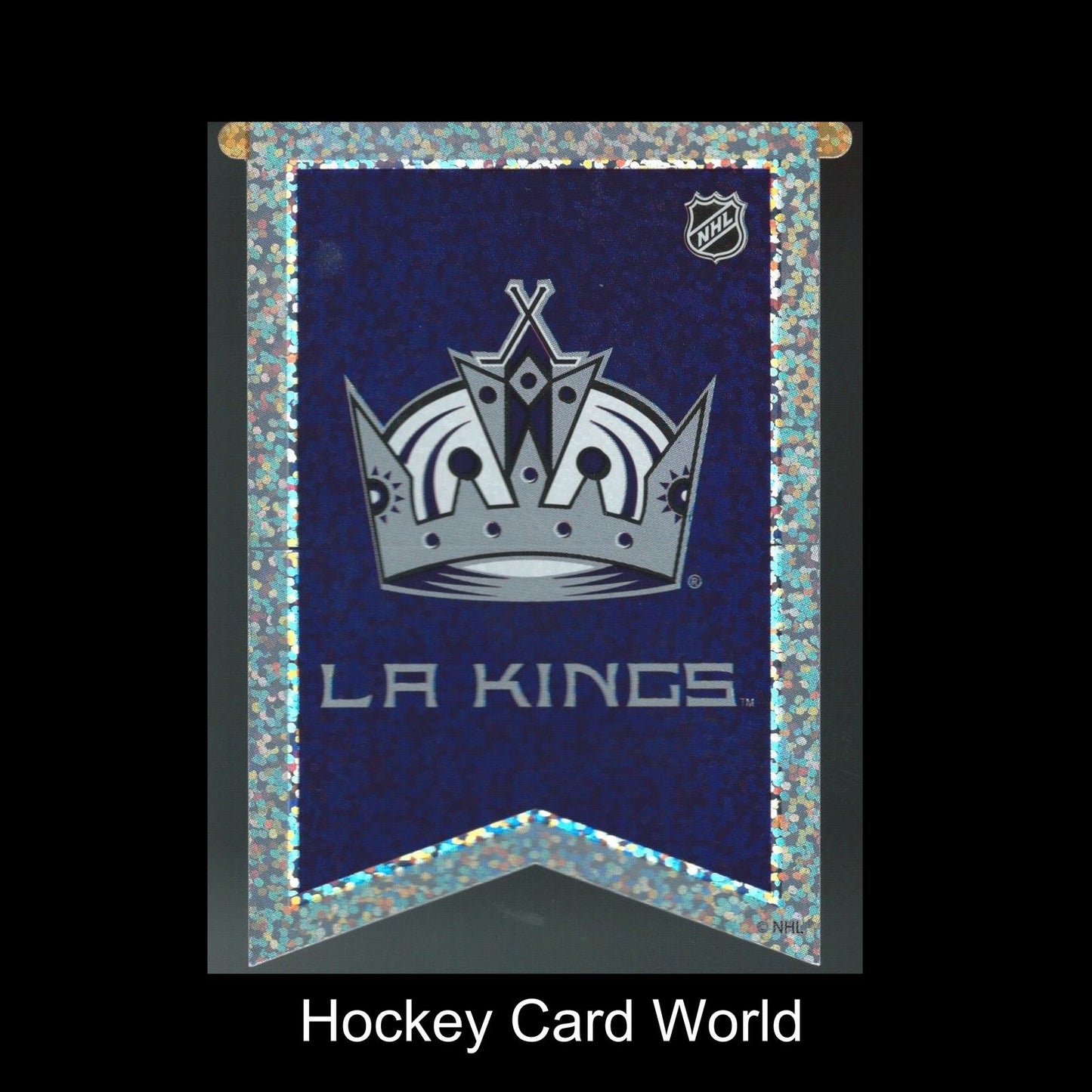 Los Angeles Kings 3"x4" NHL Licensed Banner Sparkle Decal Sticker Image 1
